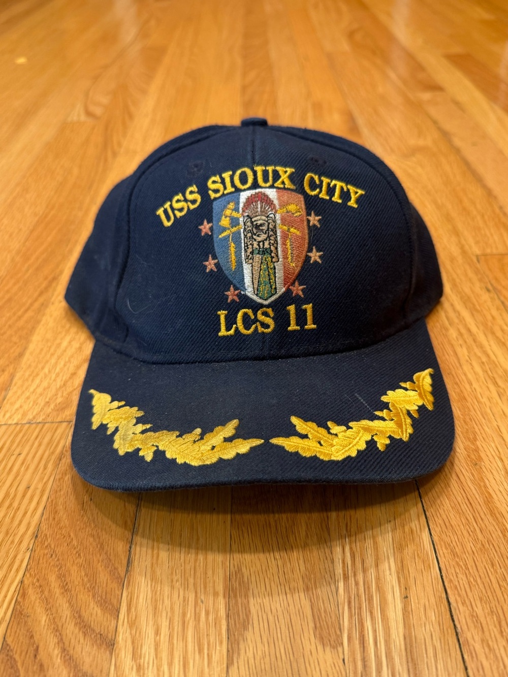 Navy USS Sioux City LCS 11 Embroidered Hat
